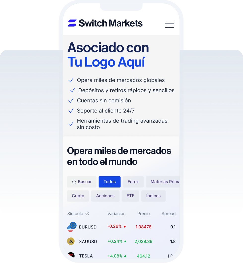 Custom landing page example